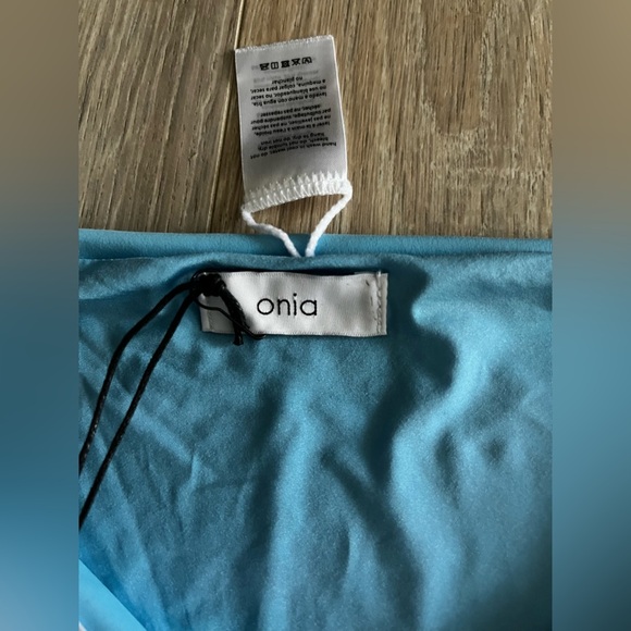 NWT Onia Women’s Martina Swim Bikini Bottom Capri Blue - Size Large - Picture 5 of 8